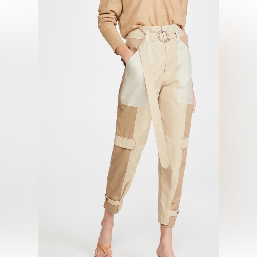 NWT Frame Tonal Blocked Cargo Pants